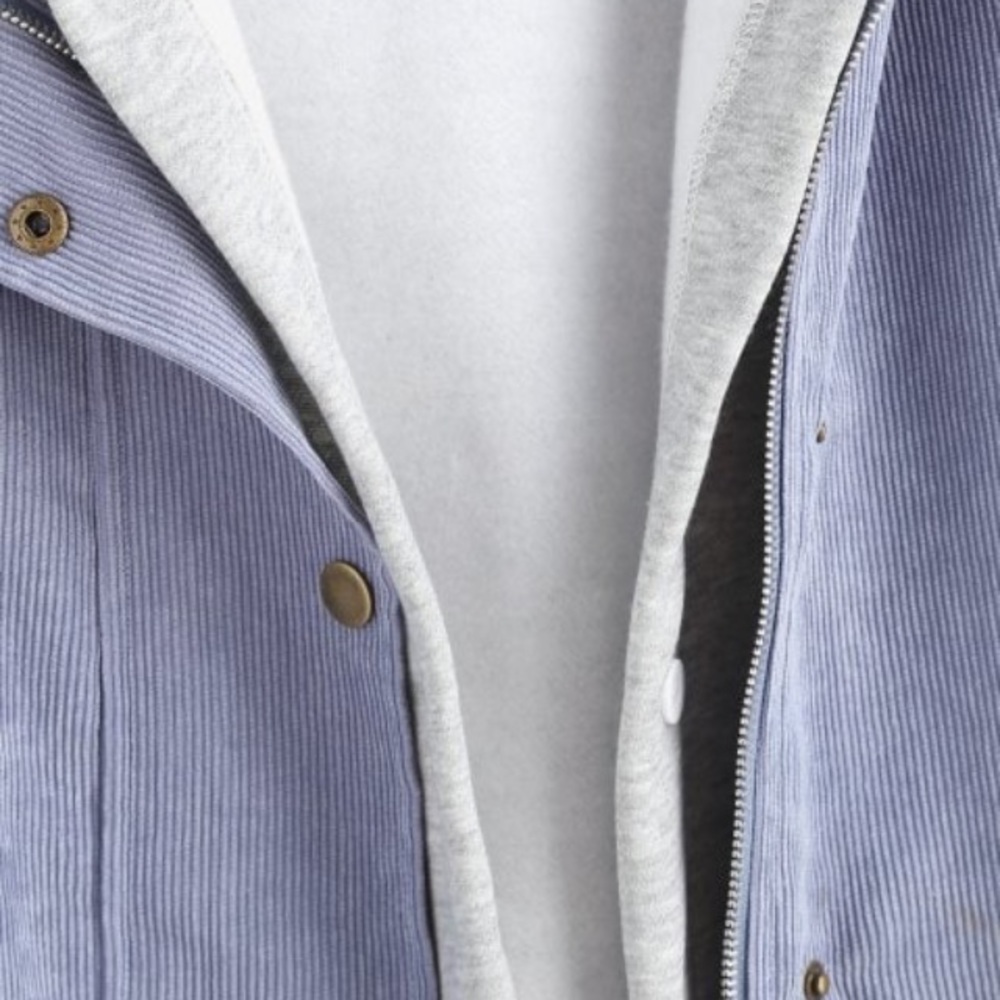 ZAFUL Fleece Vest & Corduroy Jacket Twinset Size M - Picture 4 of 5